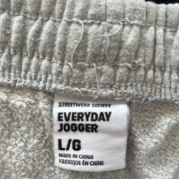Streetwear society Gray Sweatpants size large - Picture 5 of 5